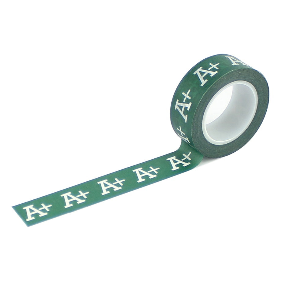 Off To School Washi Tape 30'-Get The Grade