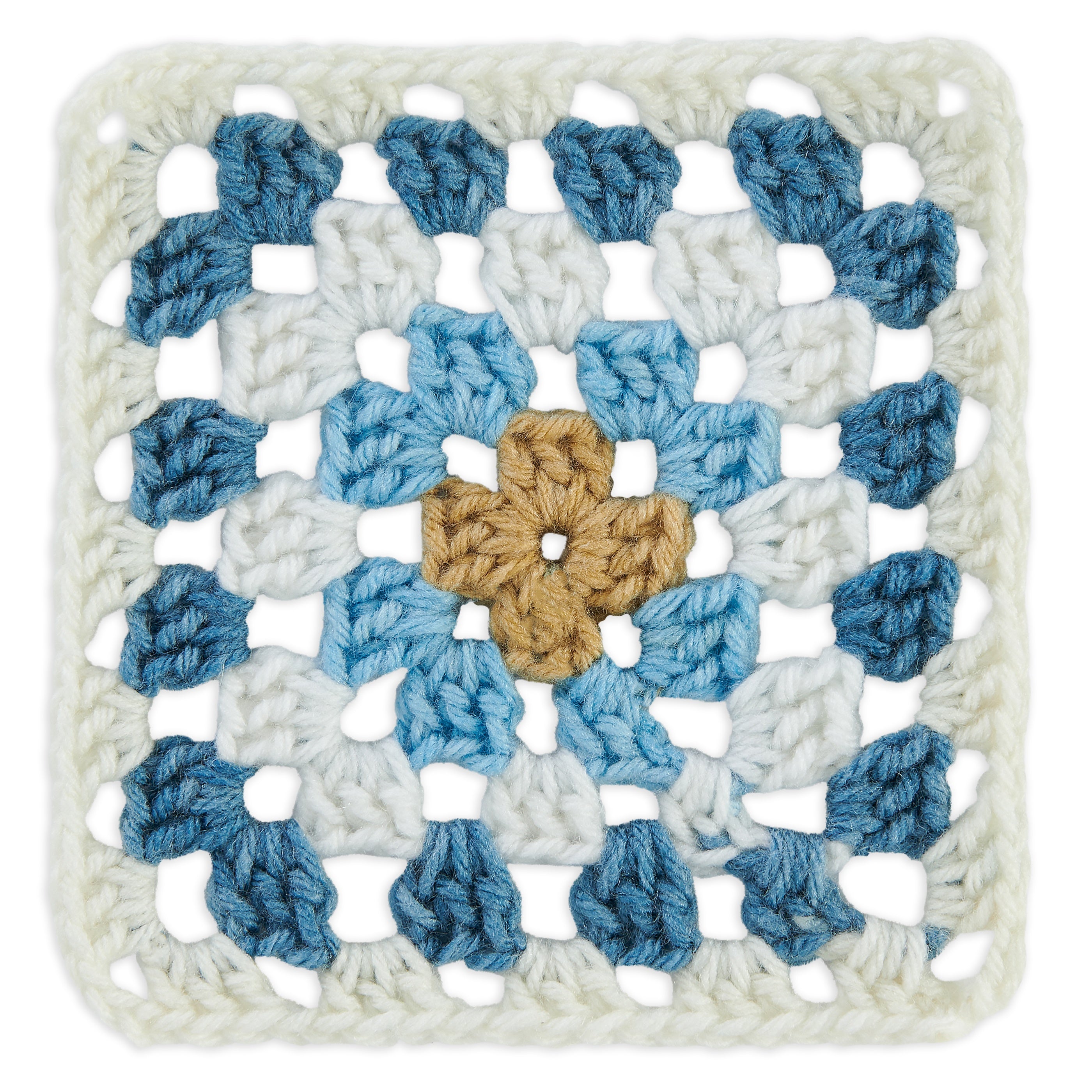 Red Heart All in One Granny Square-Aran - Soft Sky