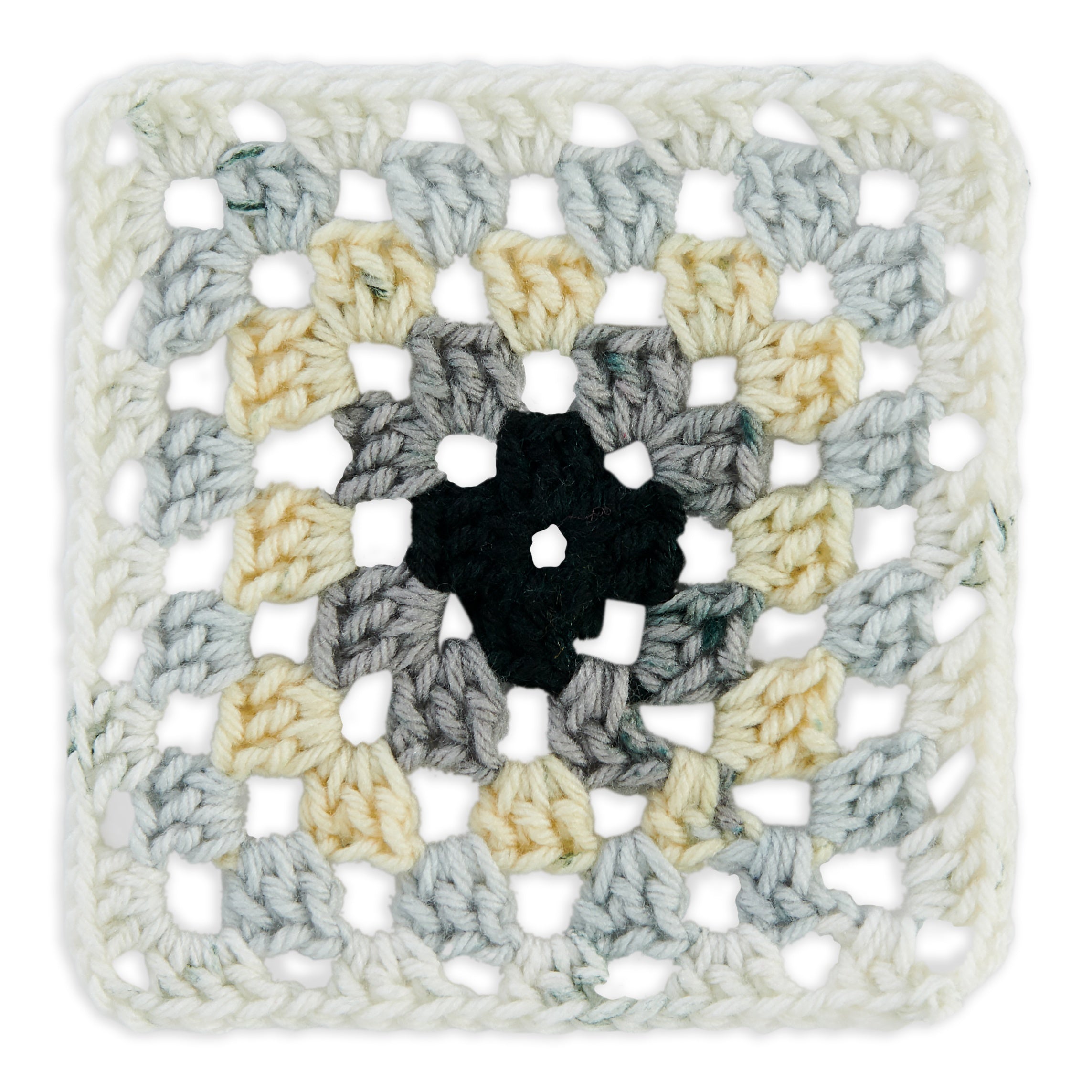 Red Heart All in One Granny Square-Soft White - Shadow