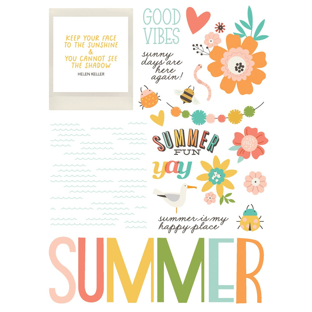 Summer Snapshots Rub-Ons