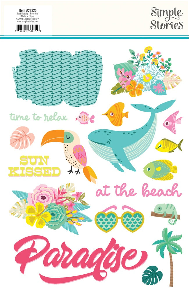 Just Beachy Rub-Ons
