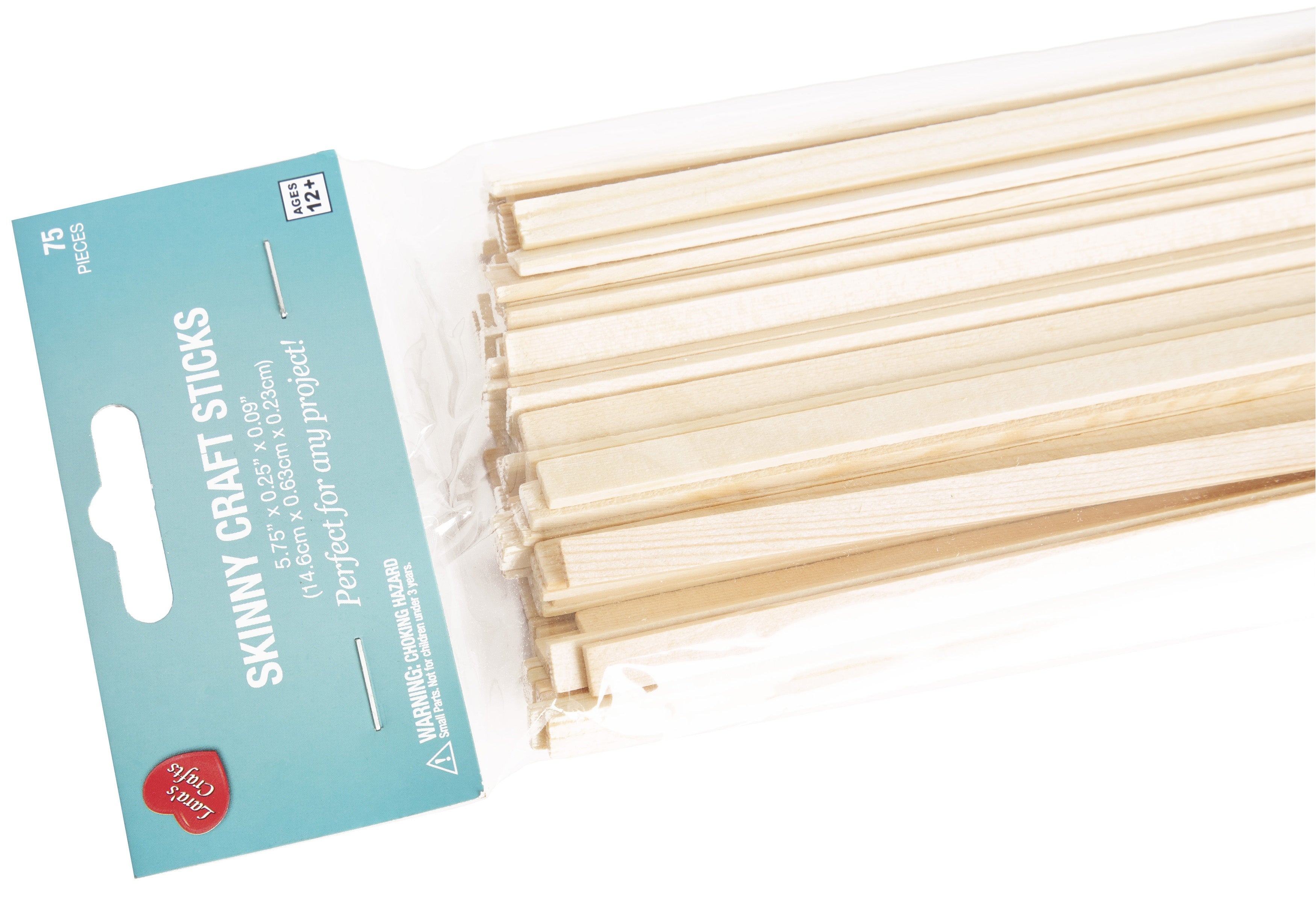 CousinDIY Craft Sticks 75/Pkg-Natural 5.75"