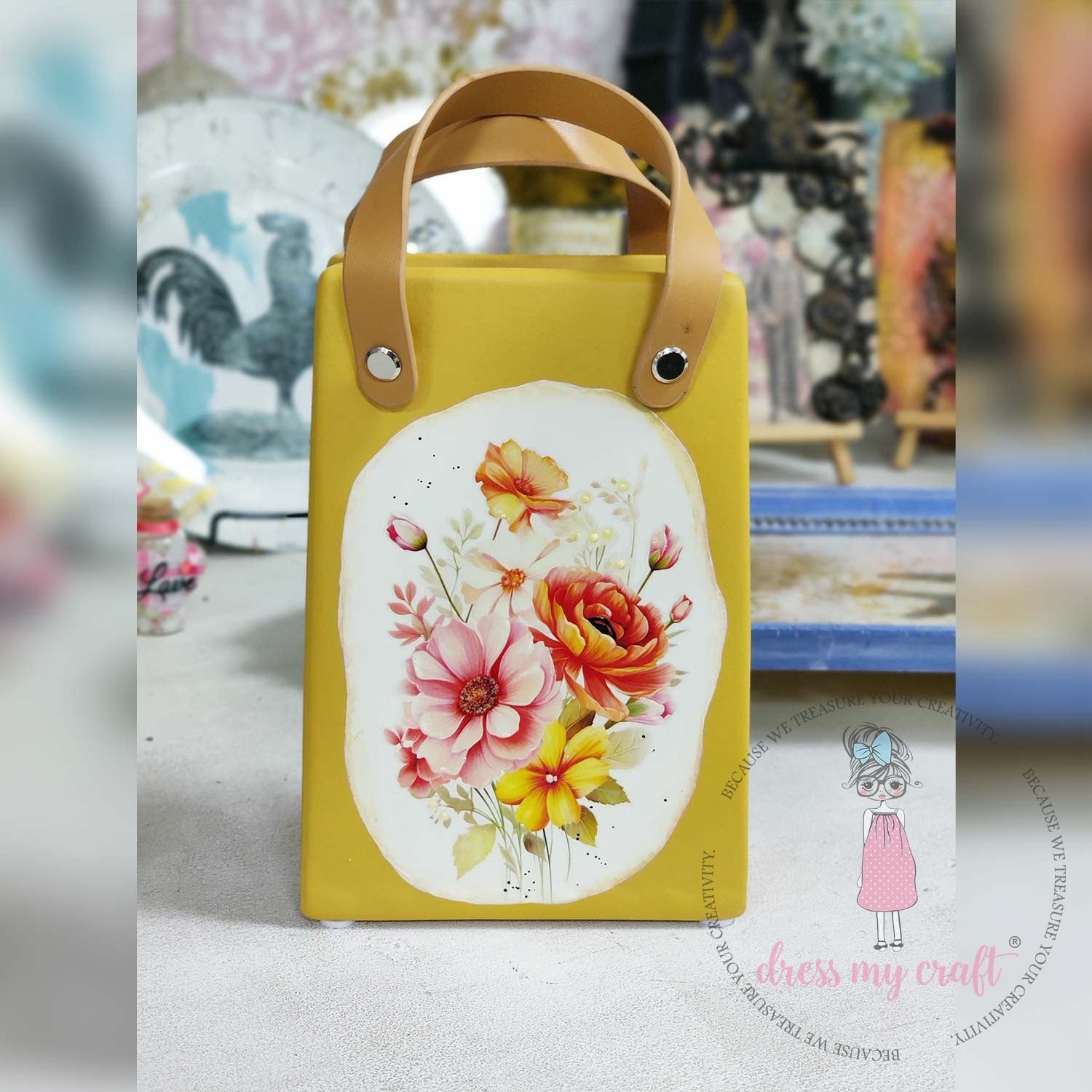 Dress My Craft Mini Transfer Me Sheet 4"X6"-Language Of Flowers
