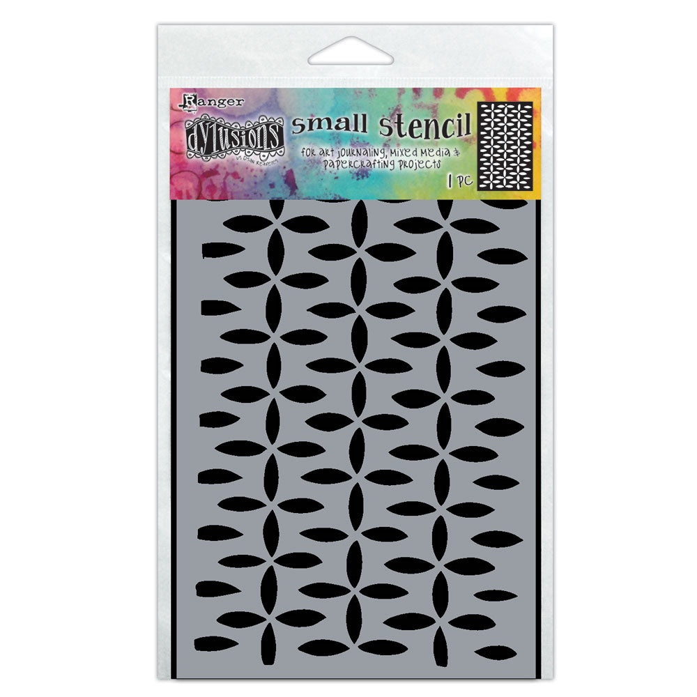 Dyan Reaveley's Dylusions Stencils 5"X8"-Retro Grid