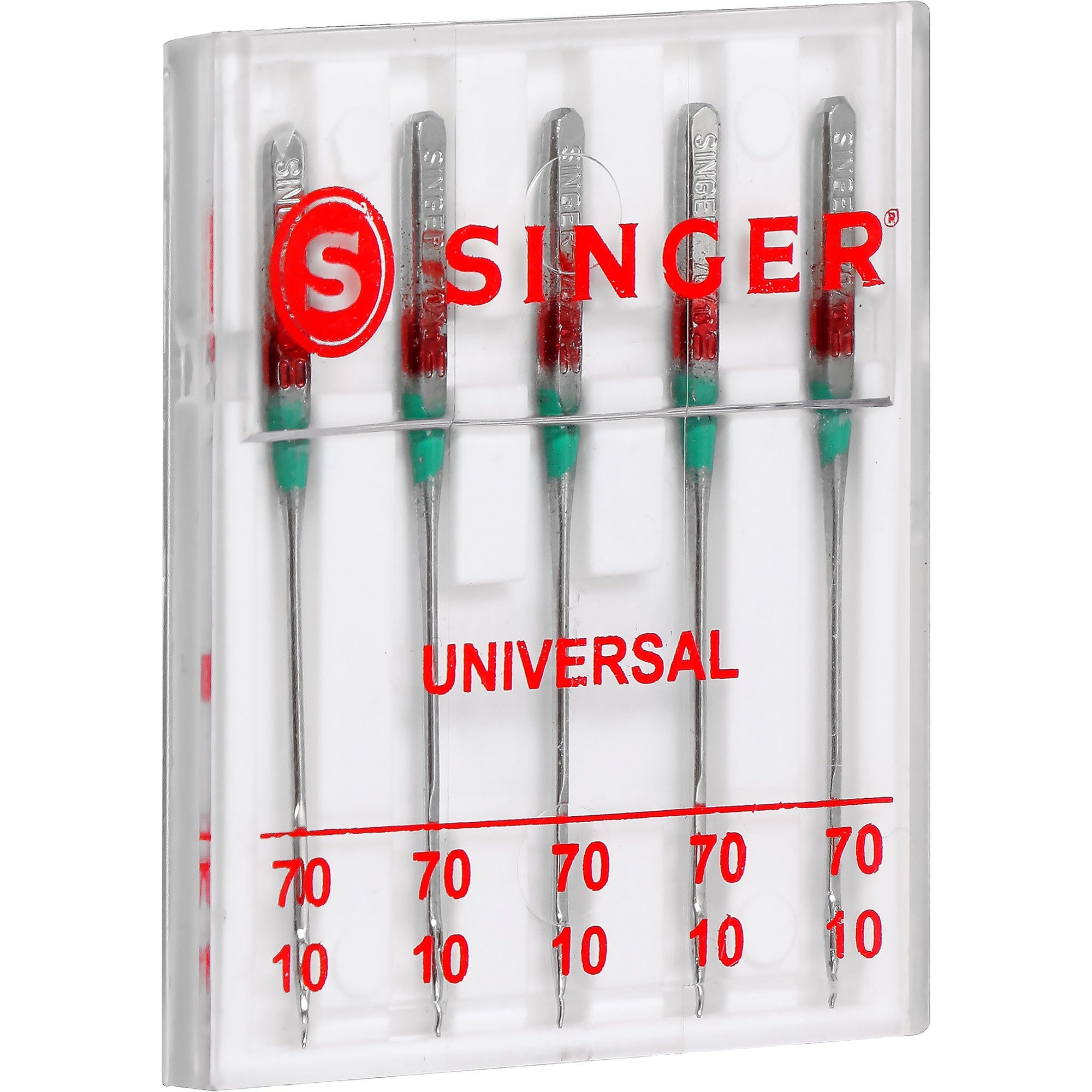 SINGER Universal Regular Point Machine Needles-Size 10/70 5/Pkg