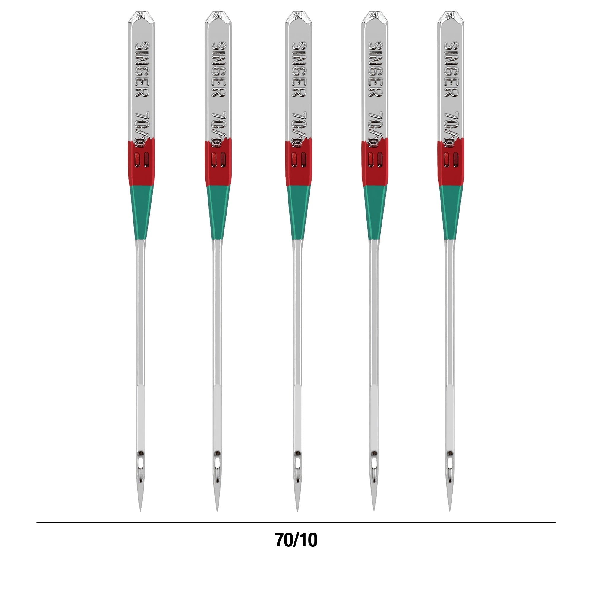 SINGER Universal Regular Point Machine Needles-Size 10/70 5/Pkg