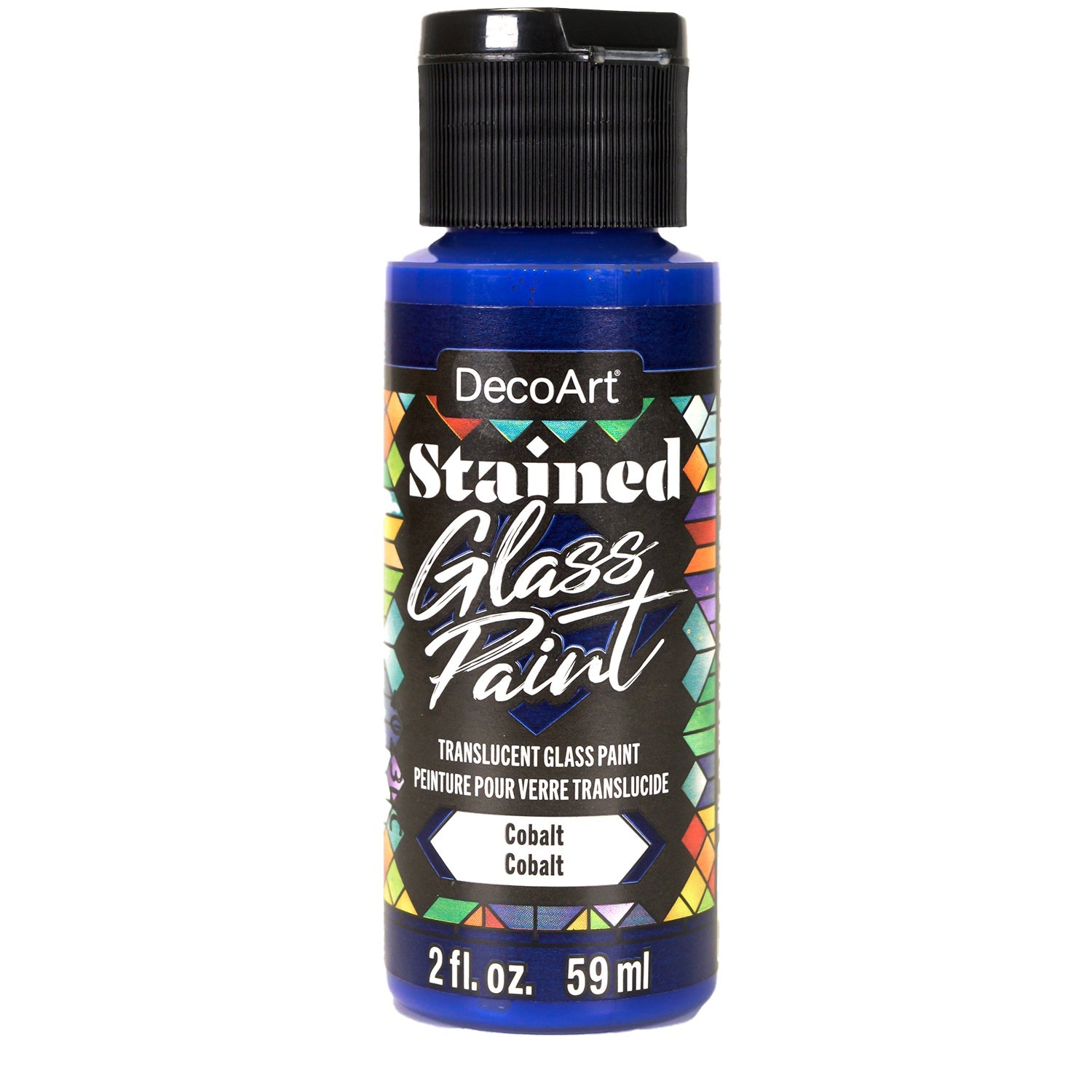 DecoArt Translucent Glass Paint 2oz-Cobalt