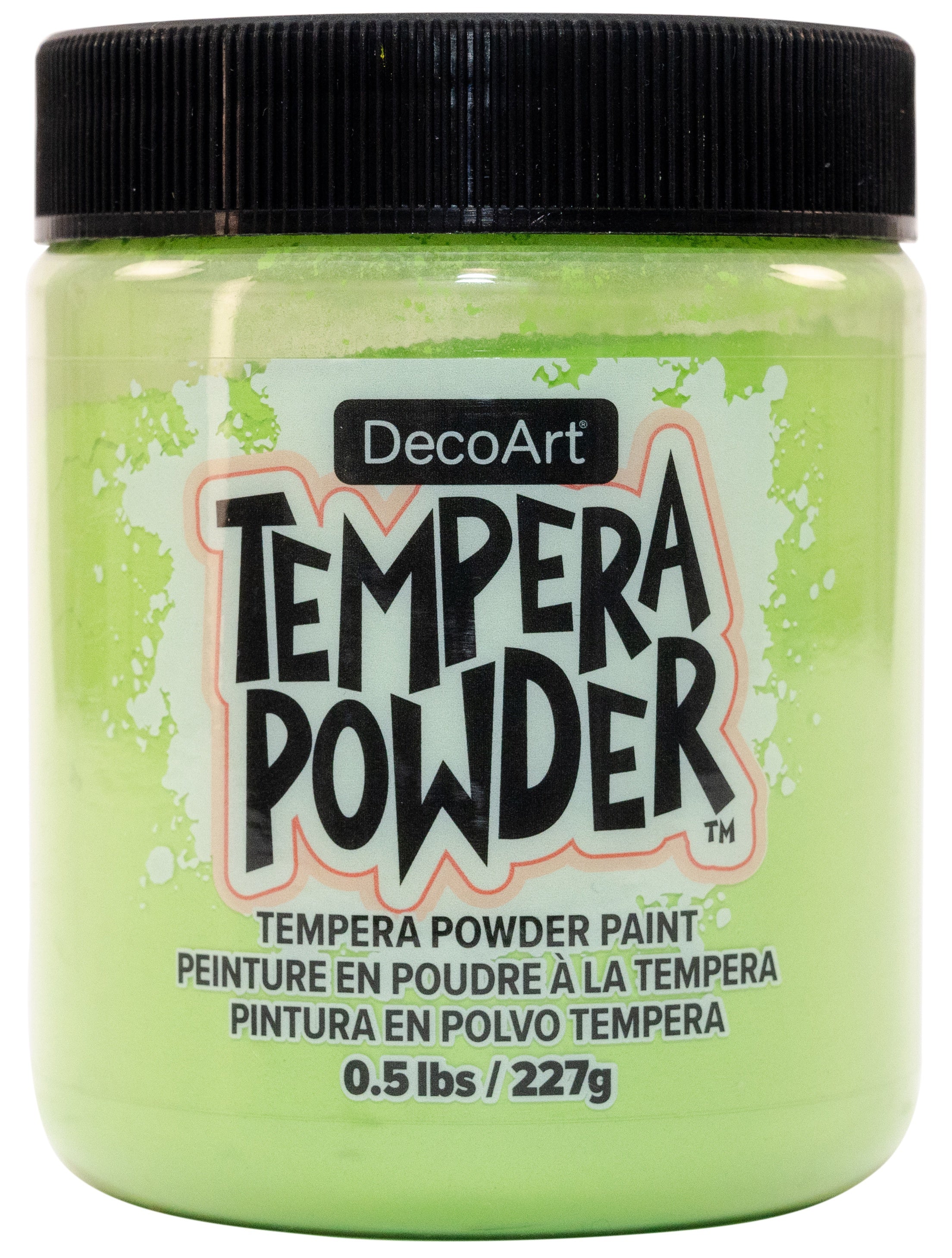 DecoArt Tempera Powder 0.5lb-Leaf Green