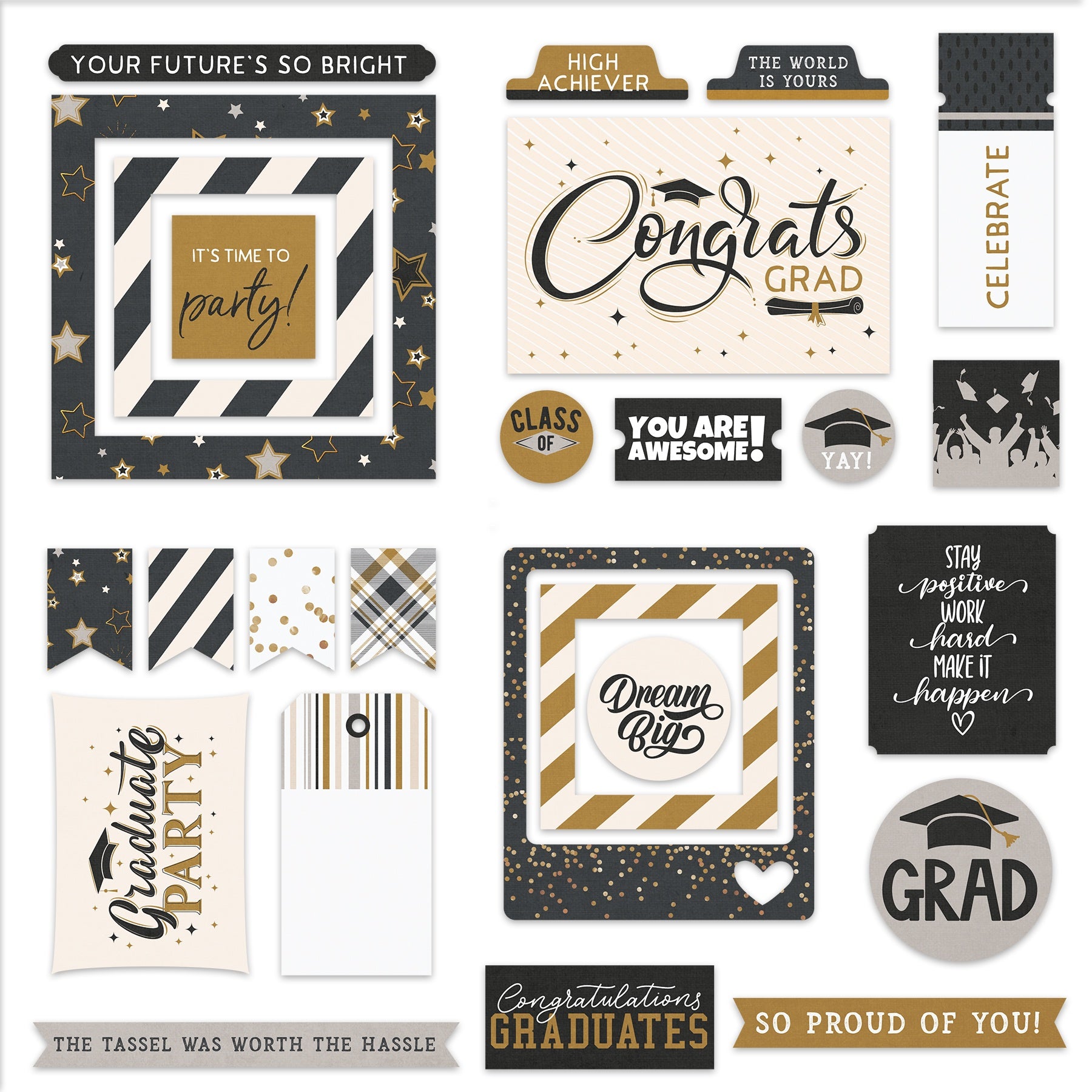 The Graduate Ephemera Cardstock Die-Cuts-The Graduate
