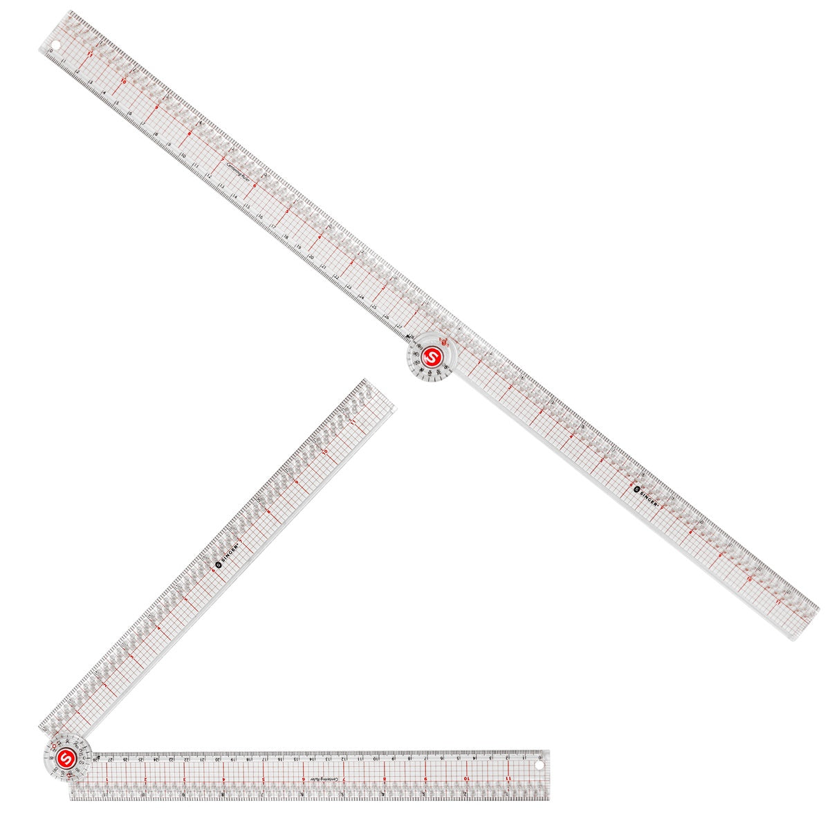 SINGER Precision Measuring Folding Ruler-24"