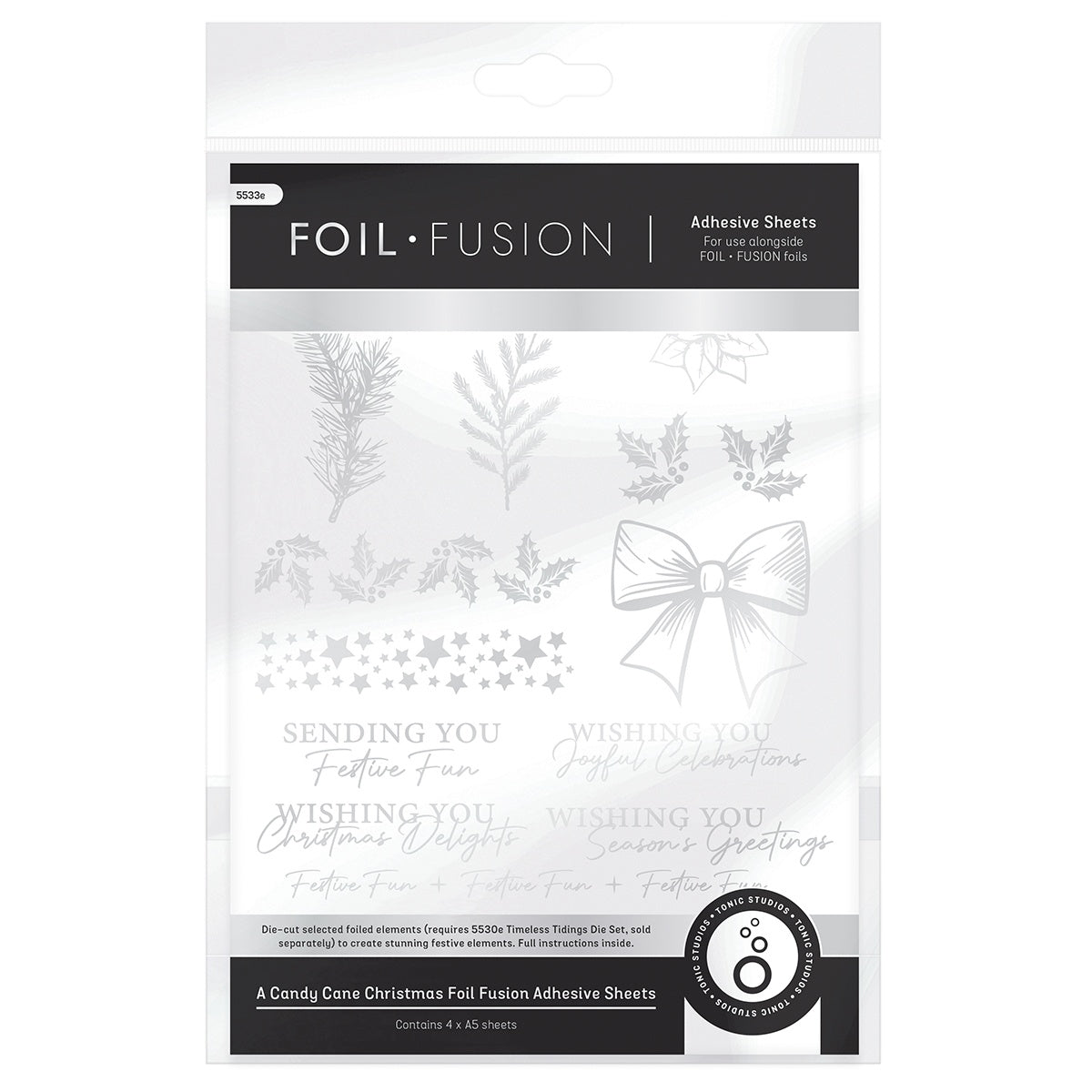 Tonic Studios Foil Fusion Adhesive Sheet-Timeless Tiding
