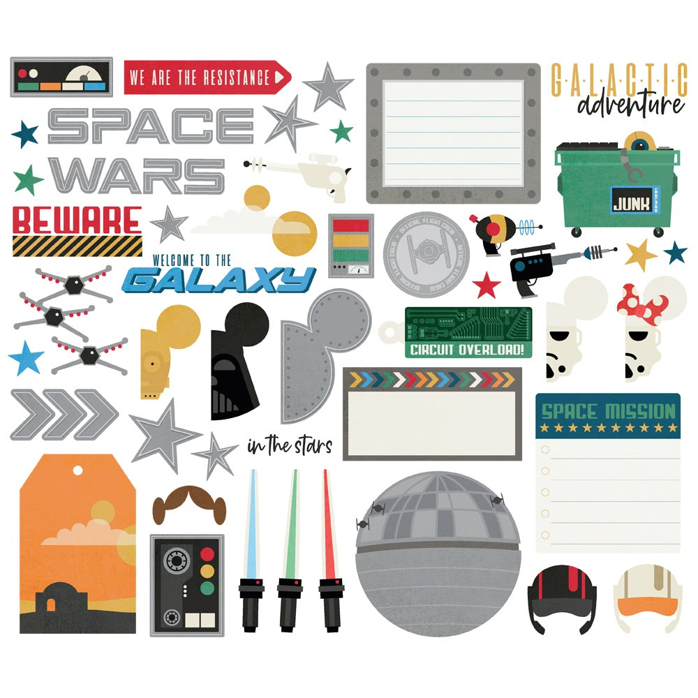 Say Cheese Galaxy Bits & Pieces 49/Pkg-49/Pkg