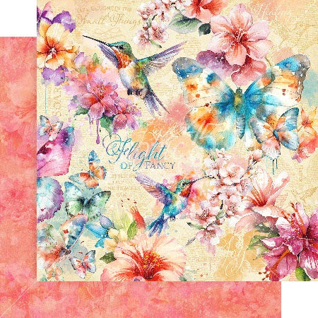Flight Of Fancy Double-Sided Cardstock 12"X12"-Flight Of Fancy