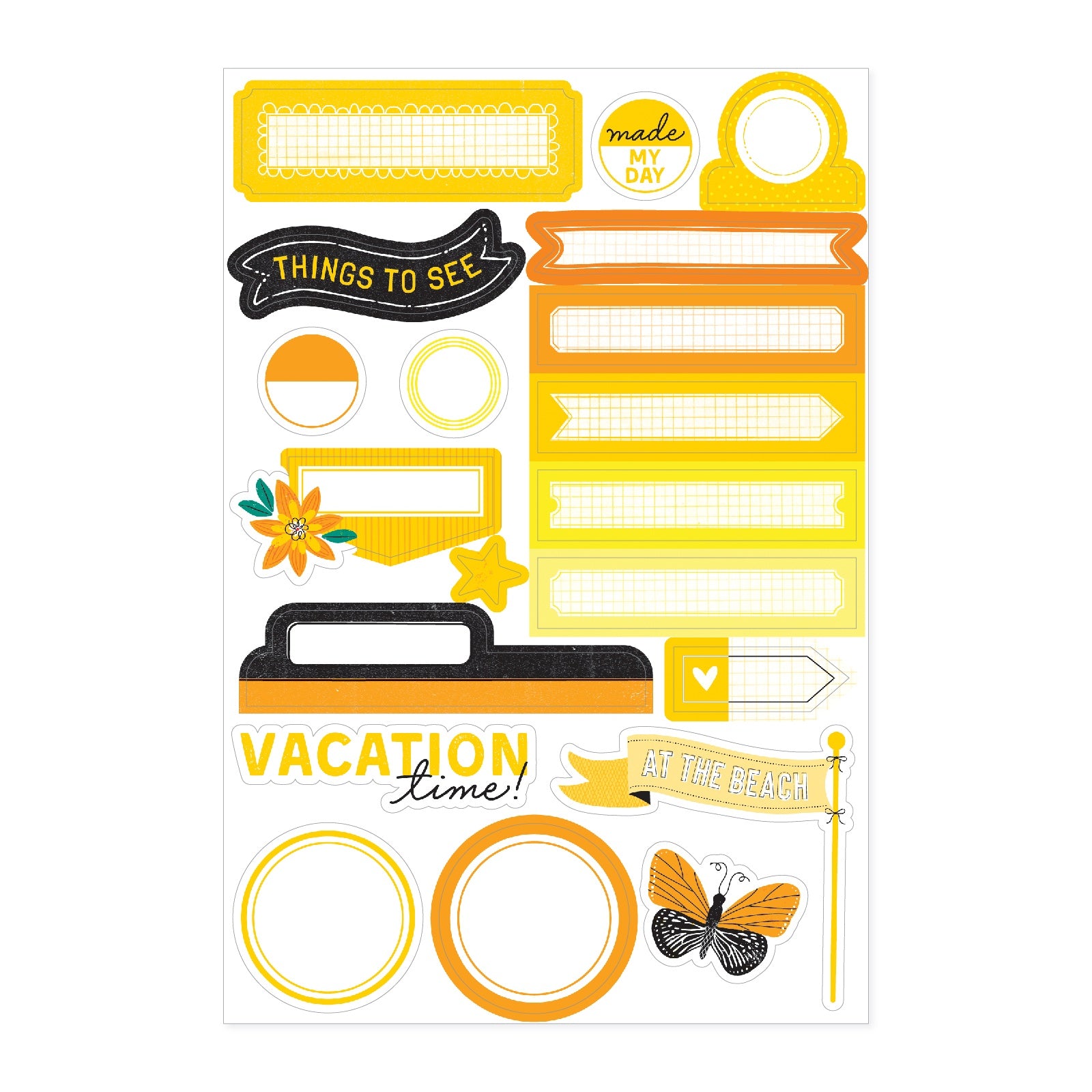 Vicki Boutin Bold And Bright Sticker Book-8 Sheets