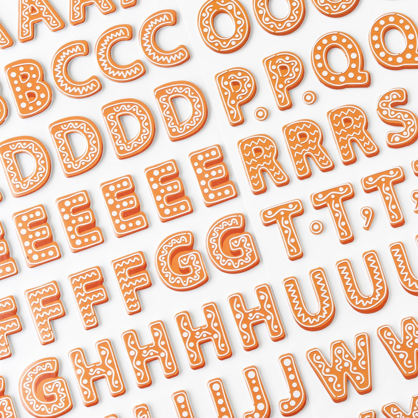 Crate Paper Holly Jolly Thickers -Alphabet