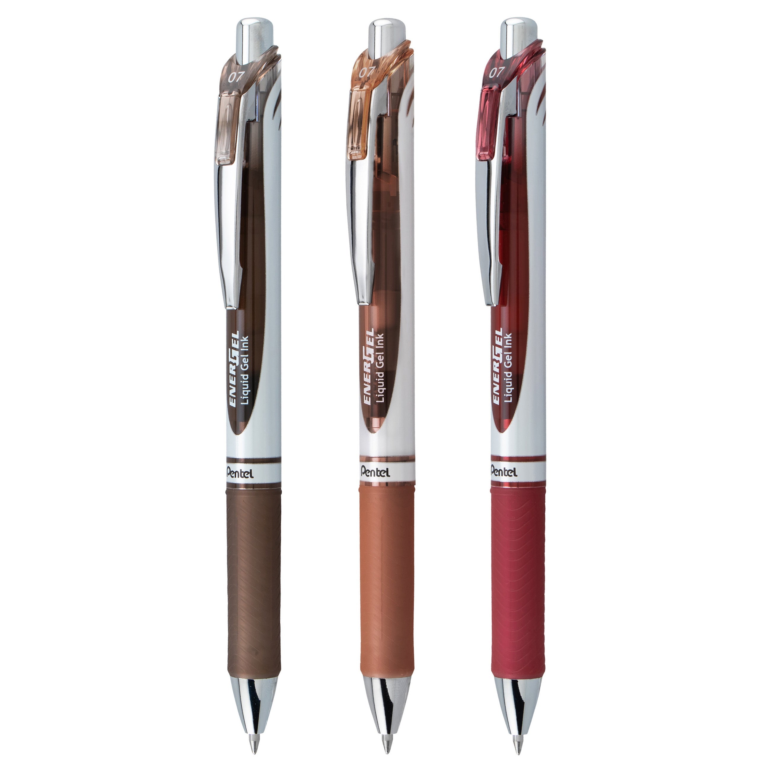 Pentel EnerGel RTX Retractable Liquid Gel Pens 0.7mm 3/Pkg-Change Expressions