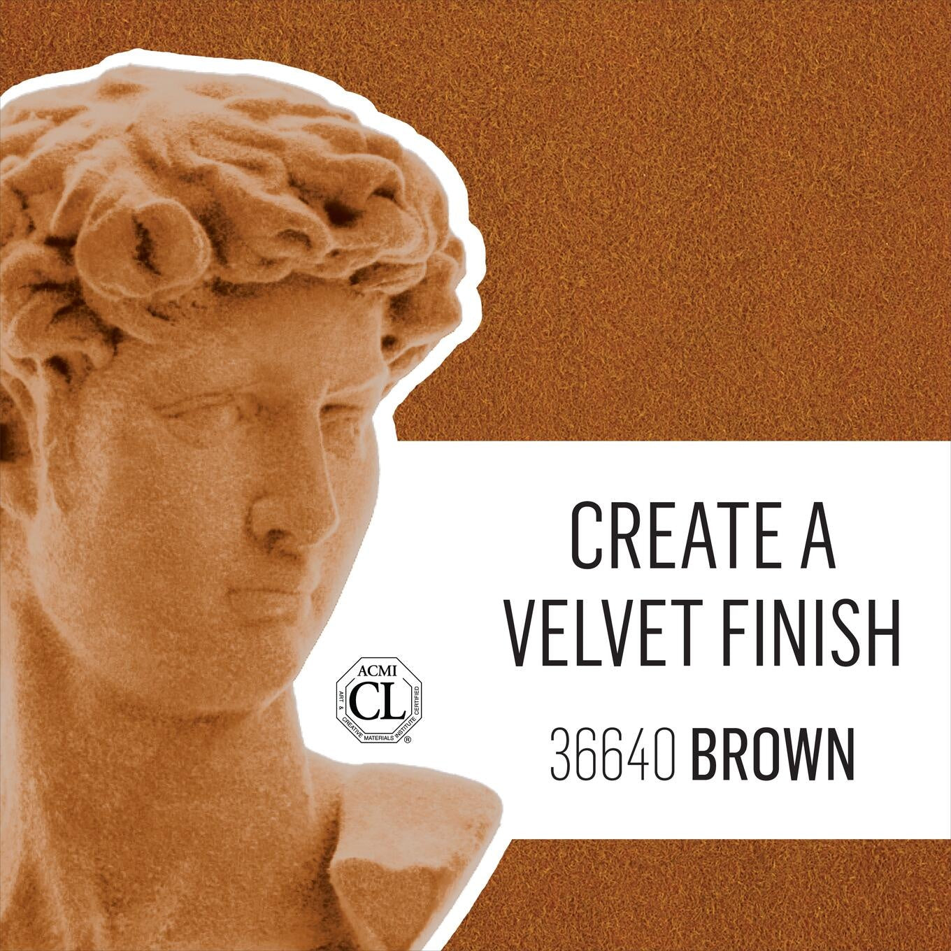 FolkArt Velvet Crush Flocking Kit-Brown