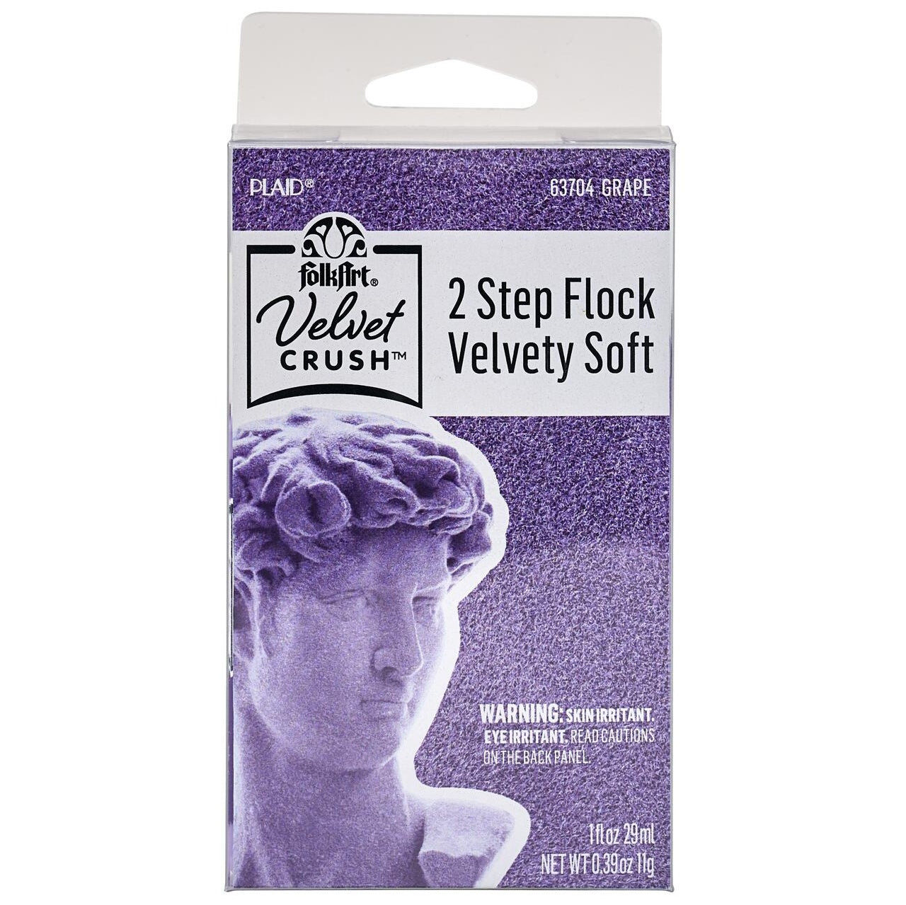 FolkArt Velvet Crush Flocking Kit-Grape