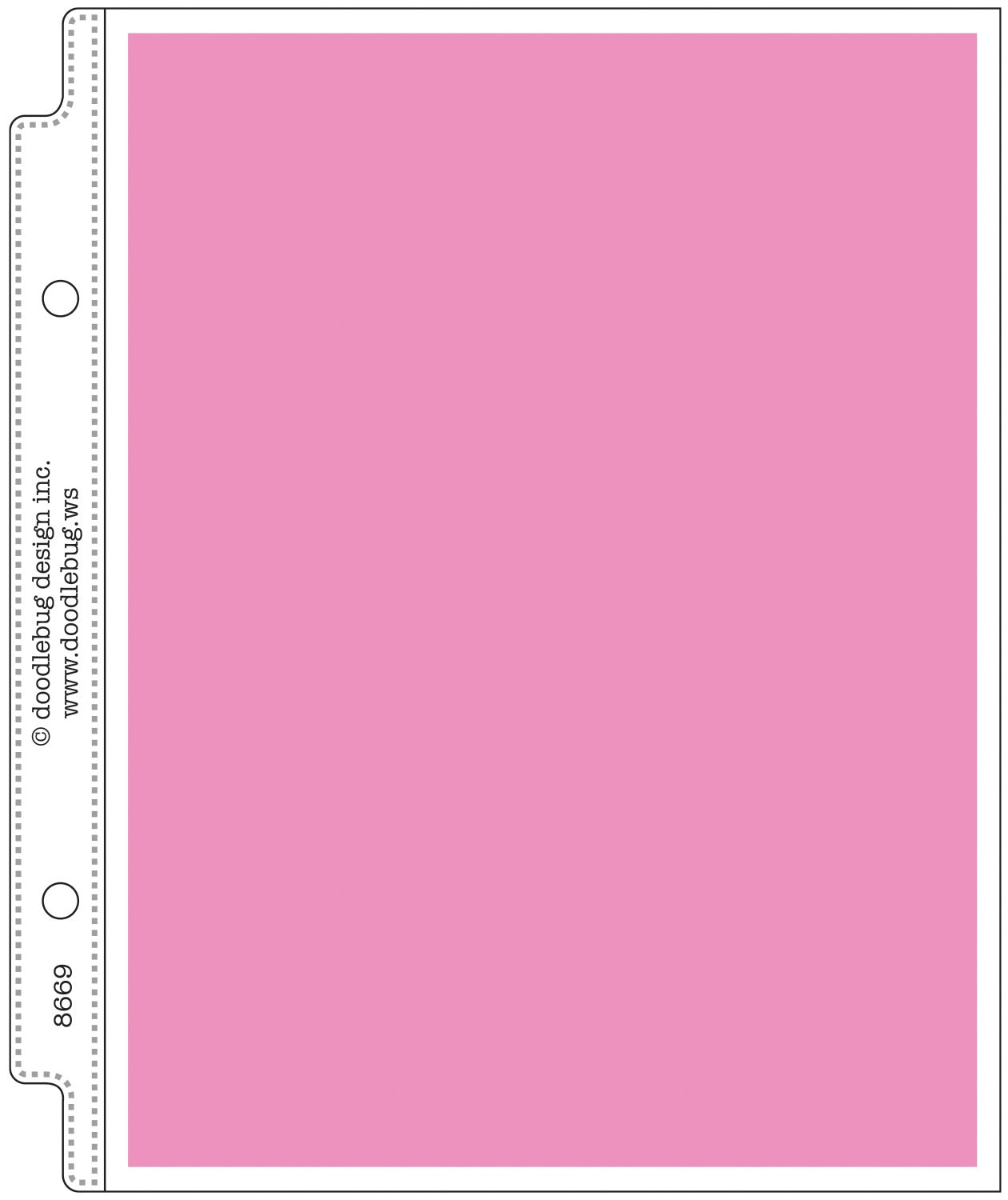 Doodlebug Mini Album Protector-6"X8"