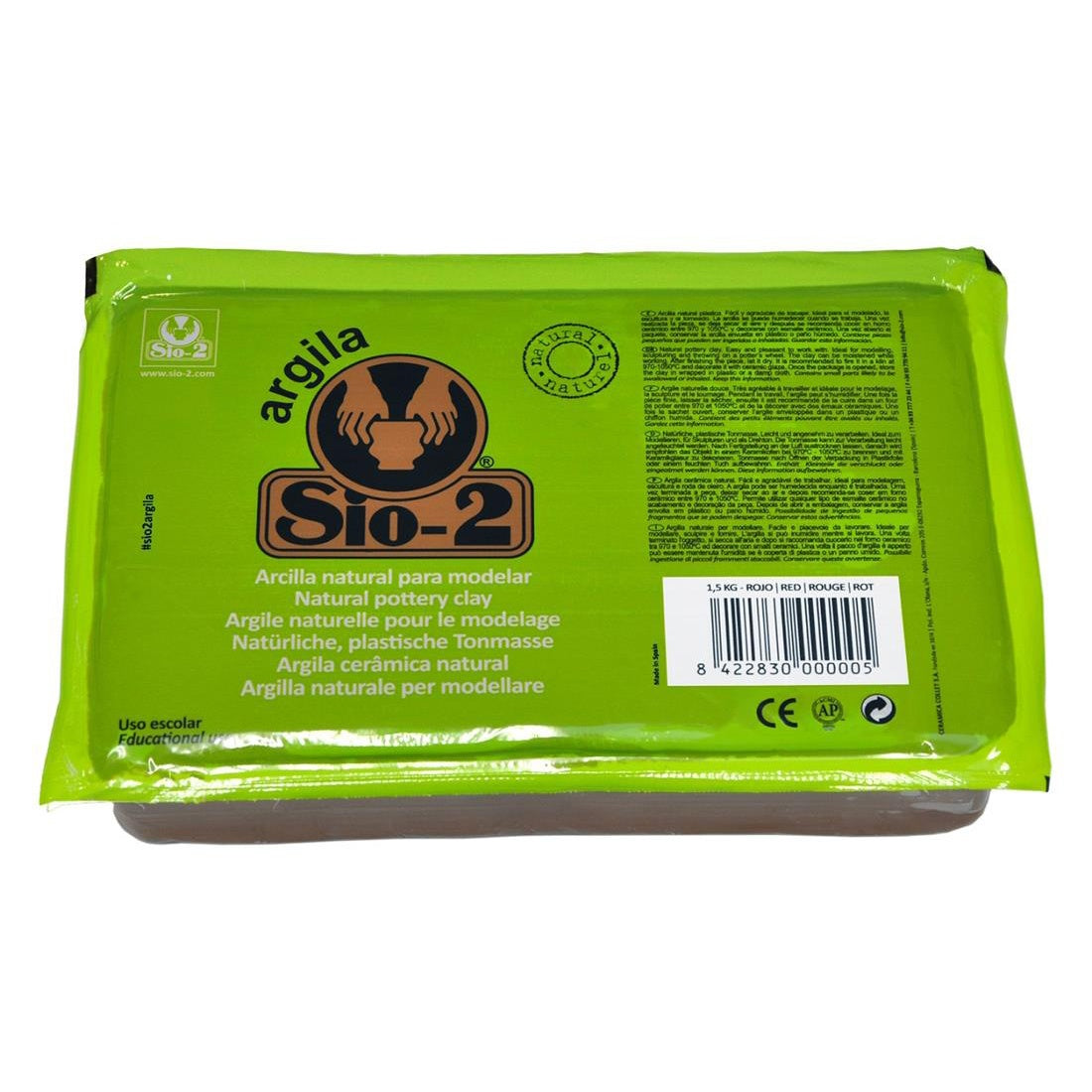 Activa SIO-2 Argila Modeling Clay 2.2lb-Red
