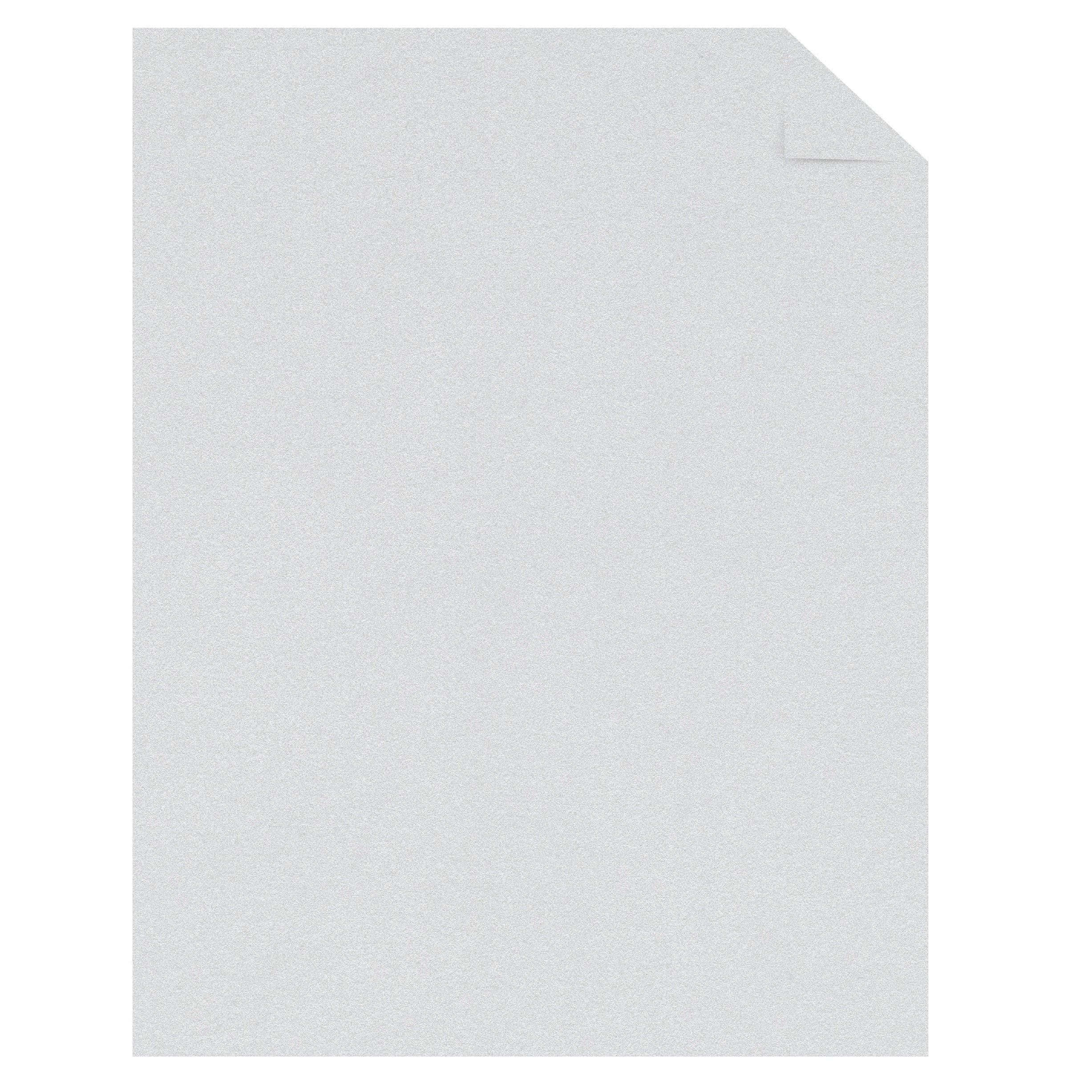 Neenah Astrodesigns 65lb Metallic Cardstock 8.5"X11" 50/Pkg-Metallic White Silver