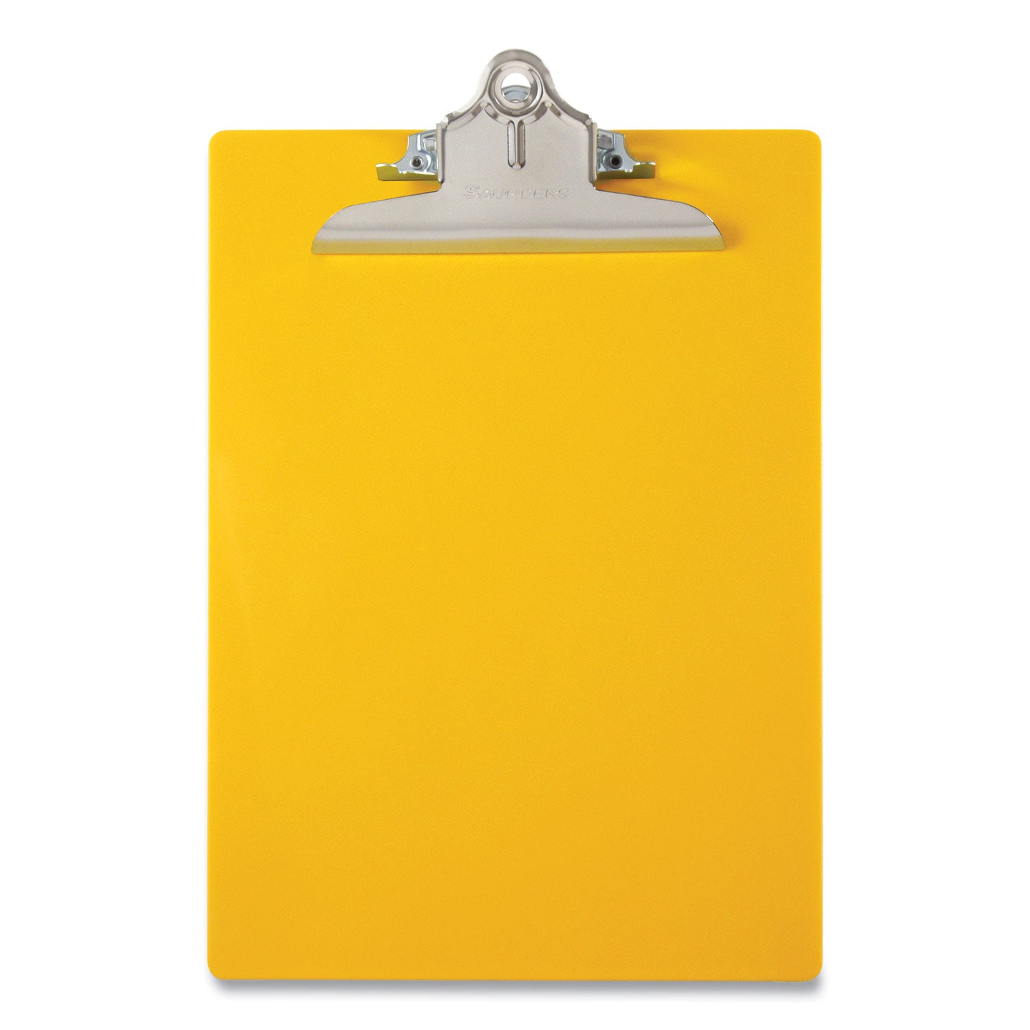 Saunders Recycled Plastic Clipboards, 1" Clip Cap, 8 1/2 x 12 Sheets, Yellow