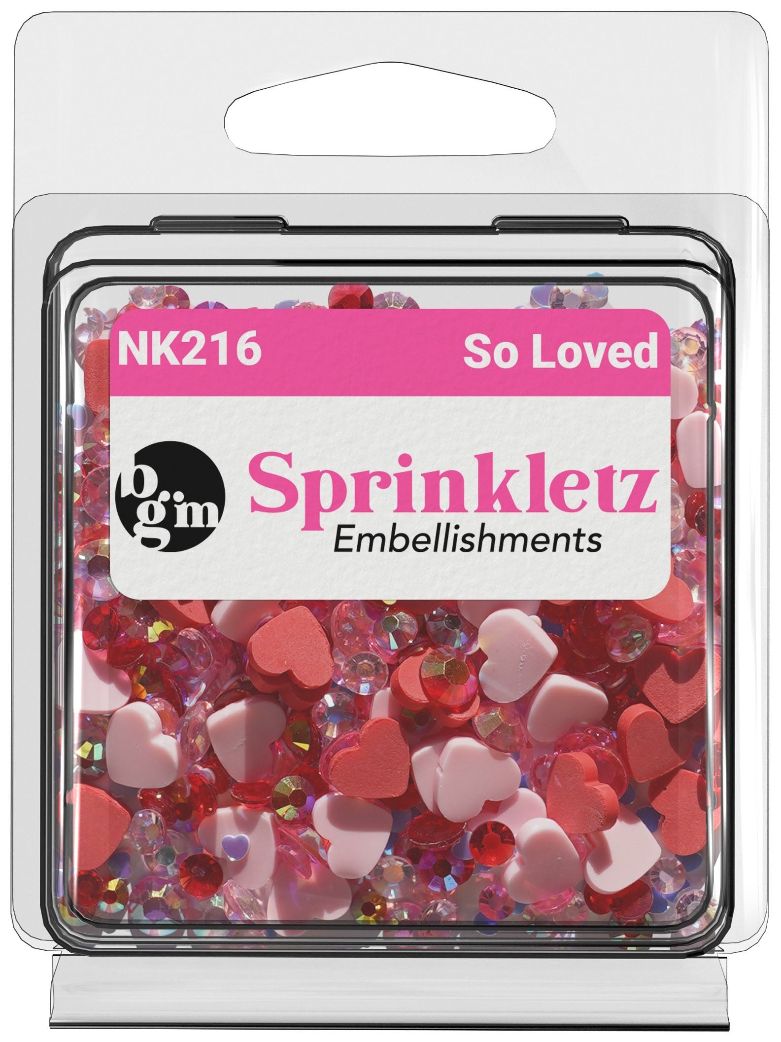 Buttons Galore Sprinkletz Embellishments 12g-So Loved