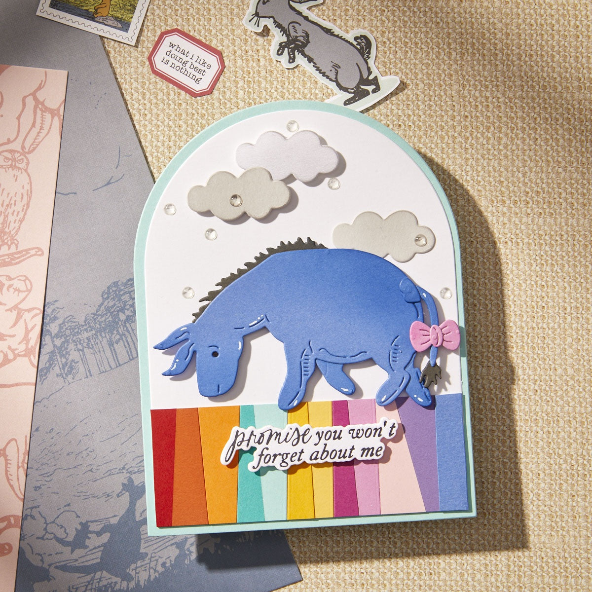 Spellbinders Etched Dies Say Cheese Classic Pooh Collection-Tigger & Eeyore