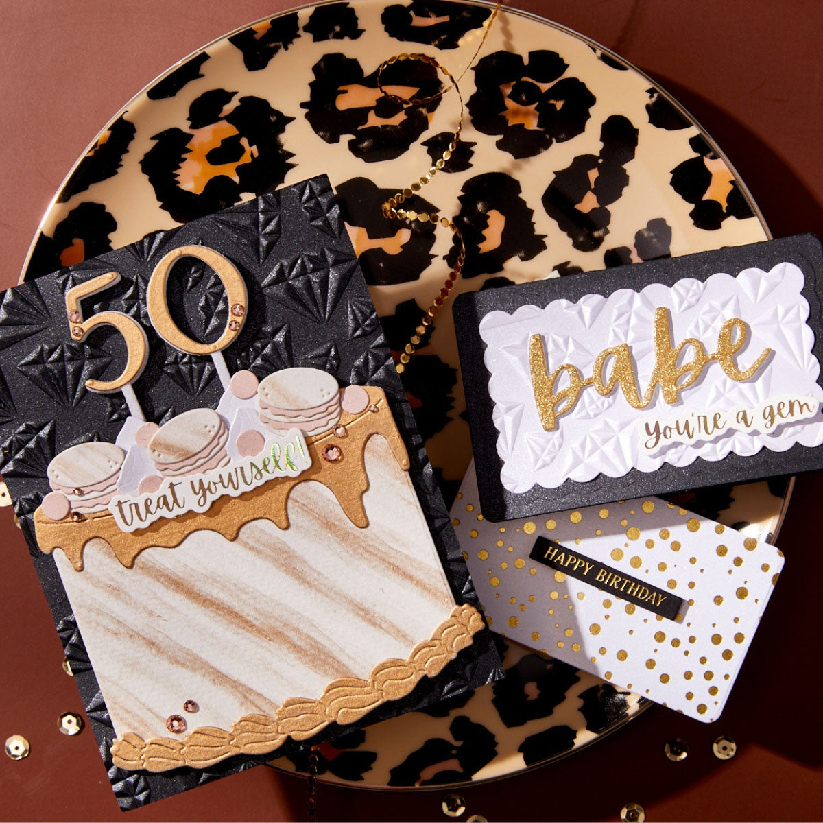 Spellbinders Etched Dies Bougie Birthday By Nina Boettcher-Classy Numbers
