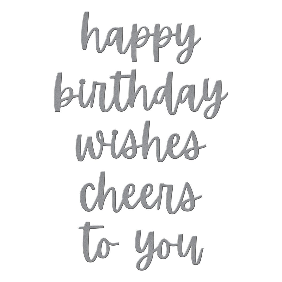 Spellbinders Etched Dies Bougie Birthday By Nina Boettcher-Birthday Cheers