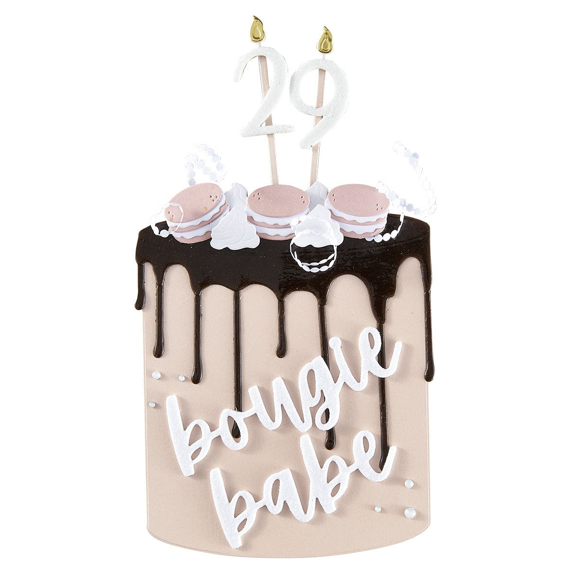 Spellbinders Etched Dies Bougie Birthday By Nina Boettcher-Fabulous Birthday