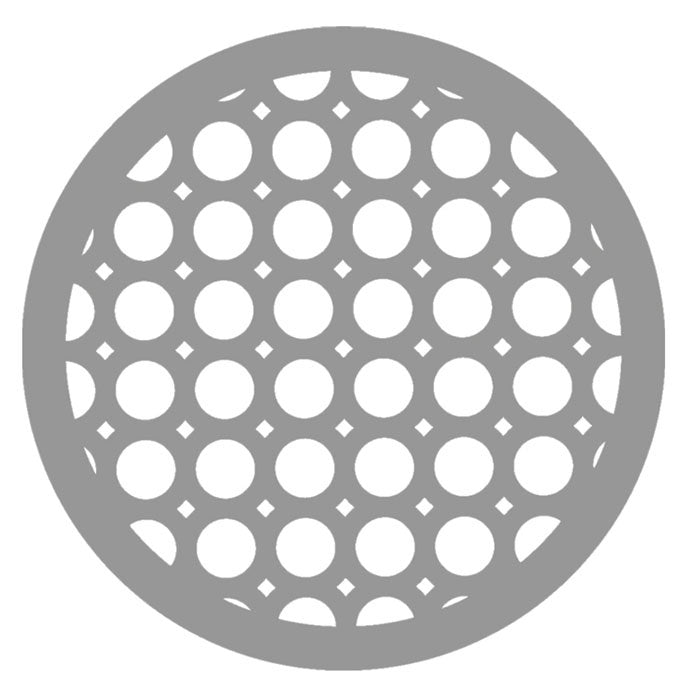 Dina Wakley Media Stencils 5"X5"-Rattan Coaster
