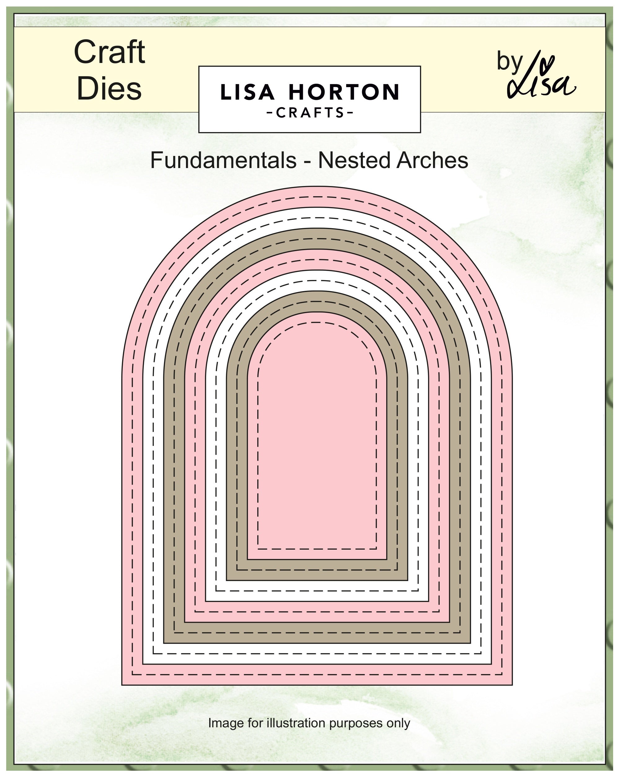 Lisa Horton Crafts Fundamentals Nested Dies-Arch