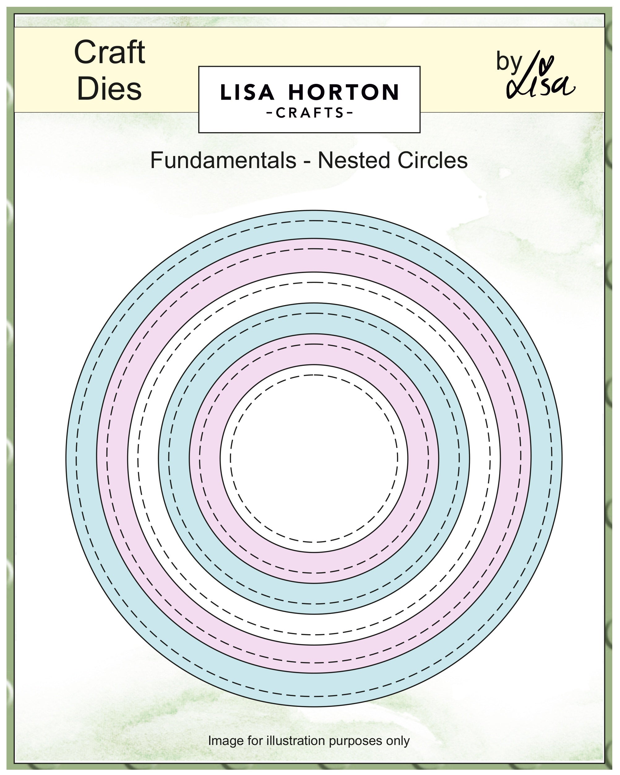 Lisa Horton Crafts Fundamentals Nested Dies-Circles