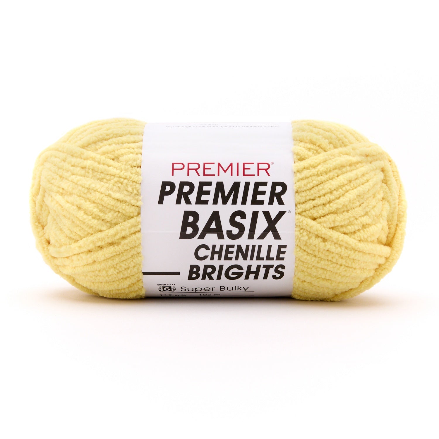 Premier Basix Chenille Brights Yarn-Banana