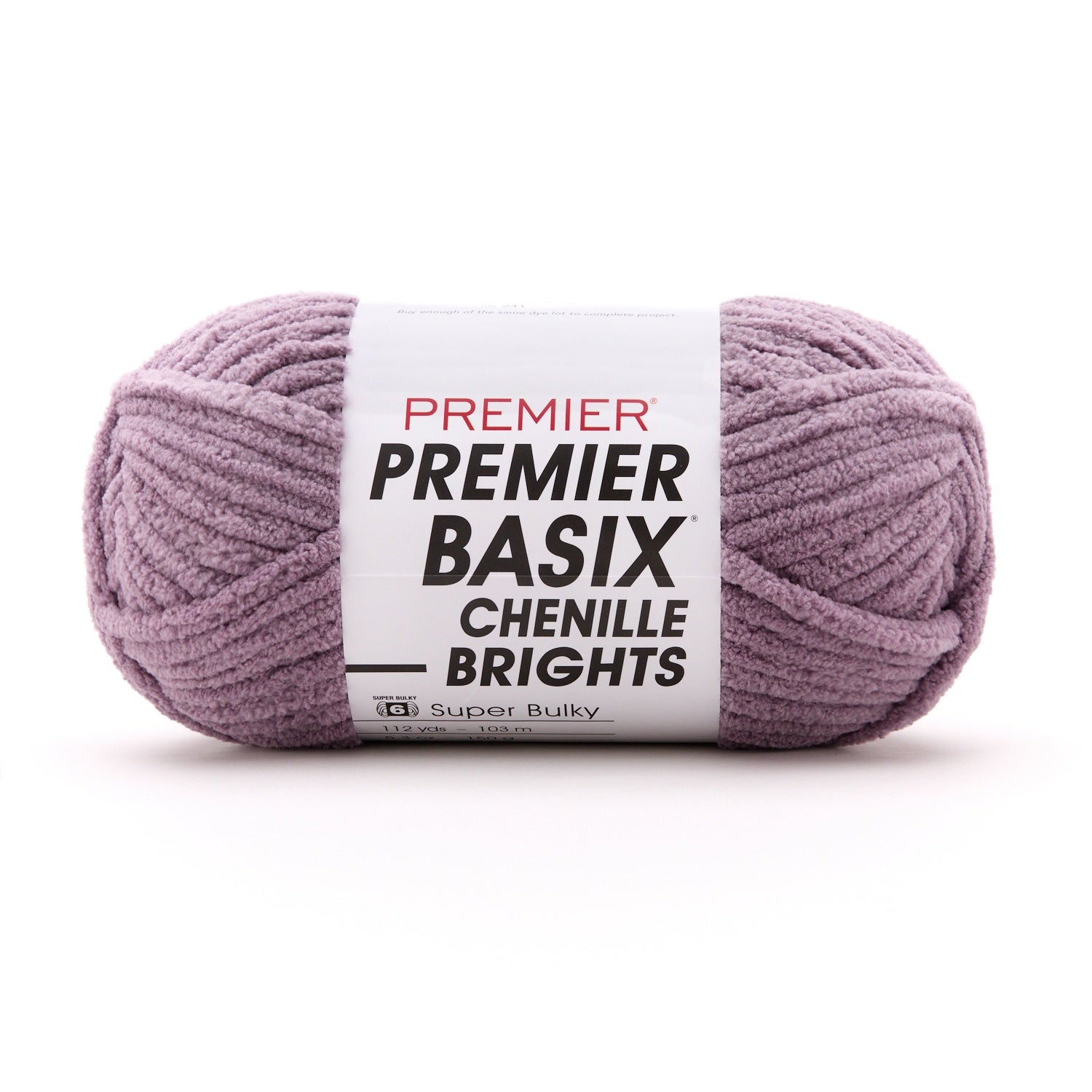 Premier Basix Chenille Brights Yarn-Dusty Lilac