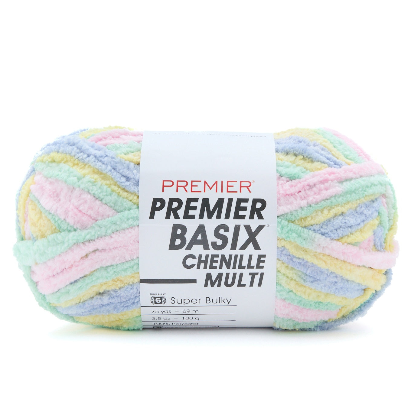 Premier Basix Chenille Multi Yarn-Pastels