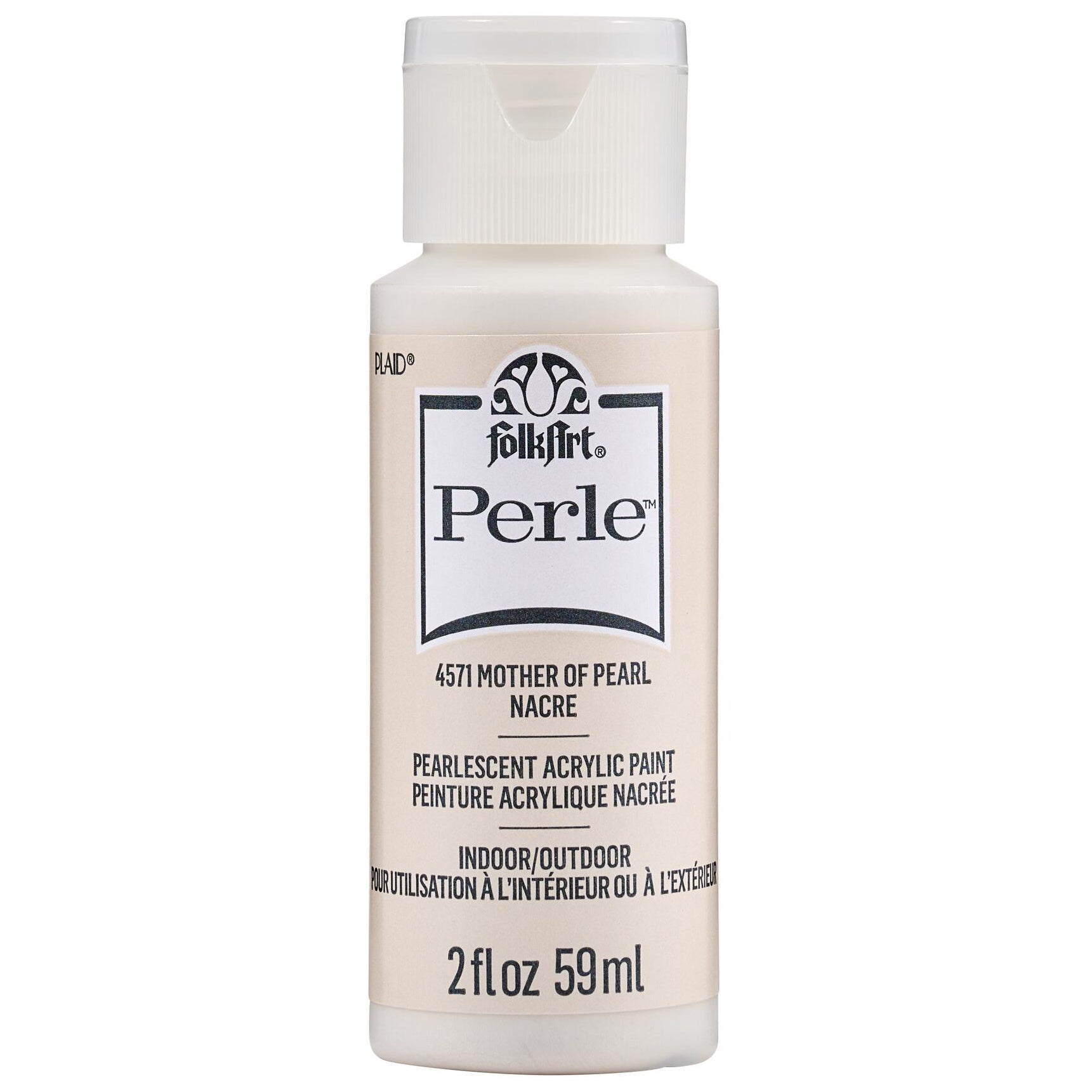 FolkArt Perle Acrylic Paint 2oz-Mother Of Pearl