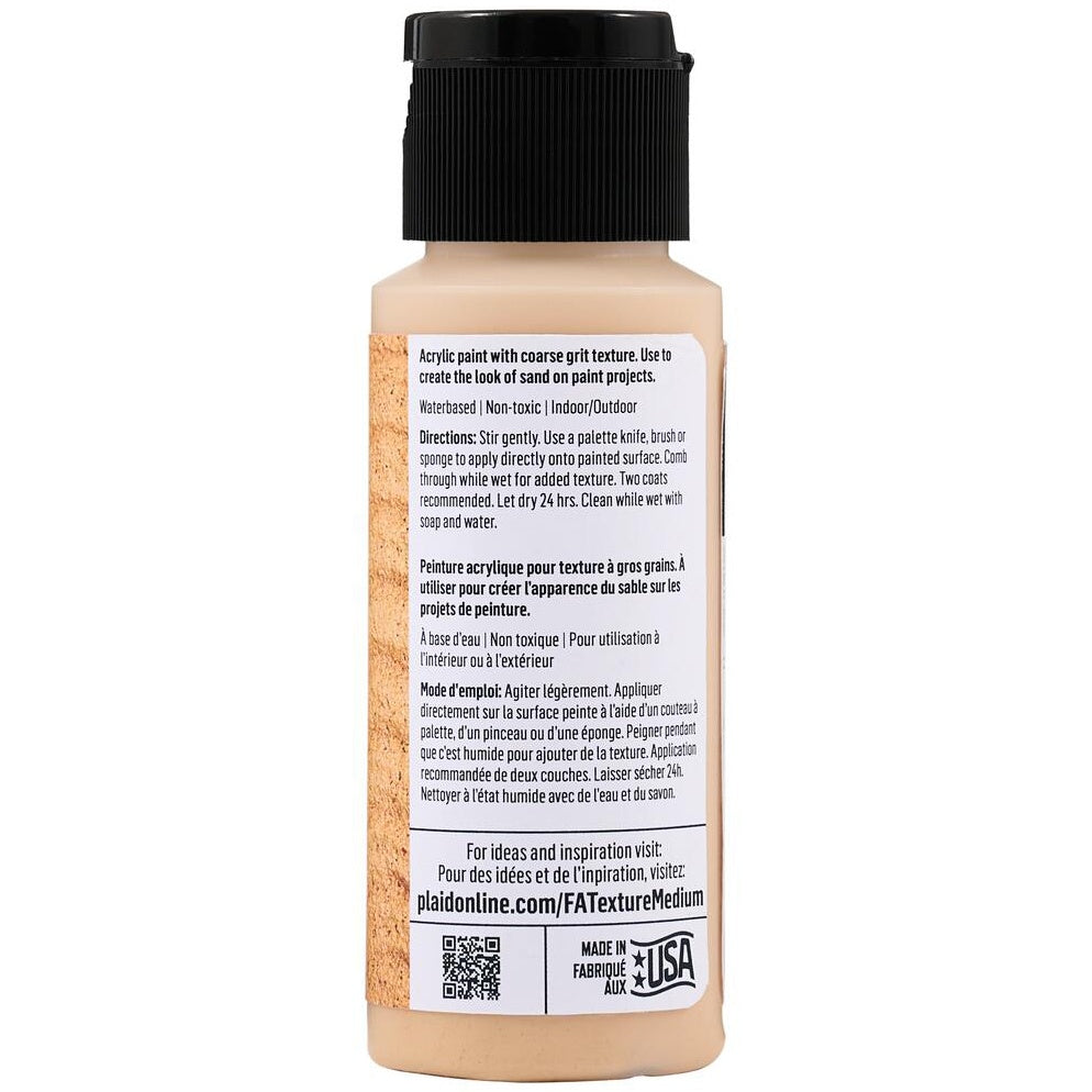 FolkArt Textured Medium 2oz-Sand