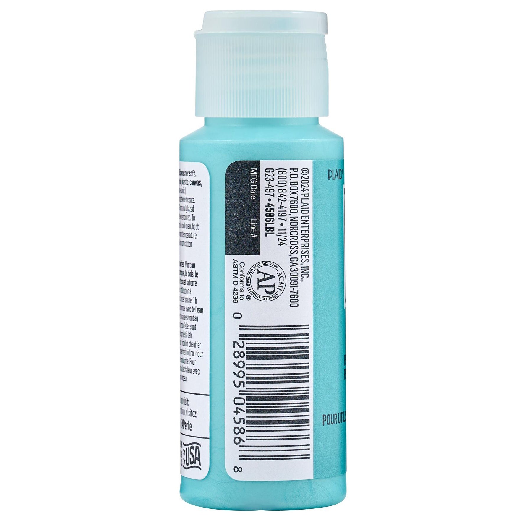 FolkArt Perle Acrylic Paint 2oz-Iced Aqua