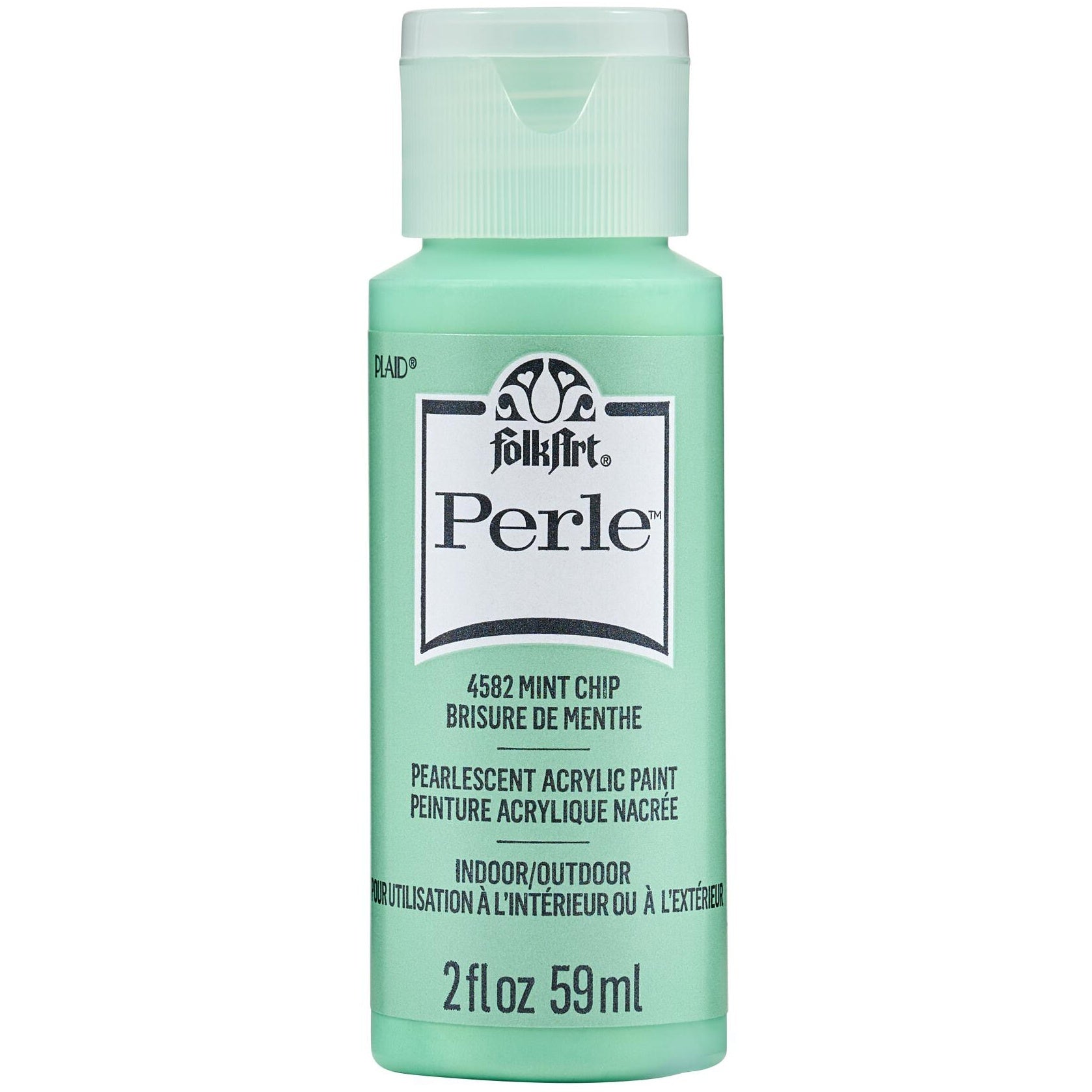 FolkArt Perle Acrylic Paint 2oz-Mint Chip