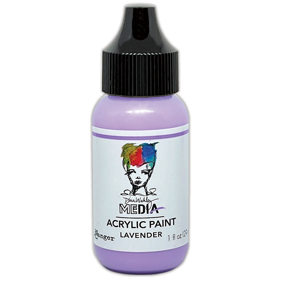 Dina Wakley Media Heavy Body Acrylic Paint 1oz-Lavender