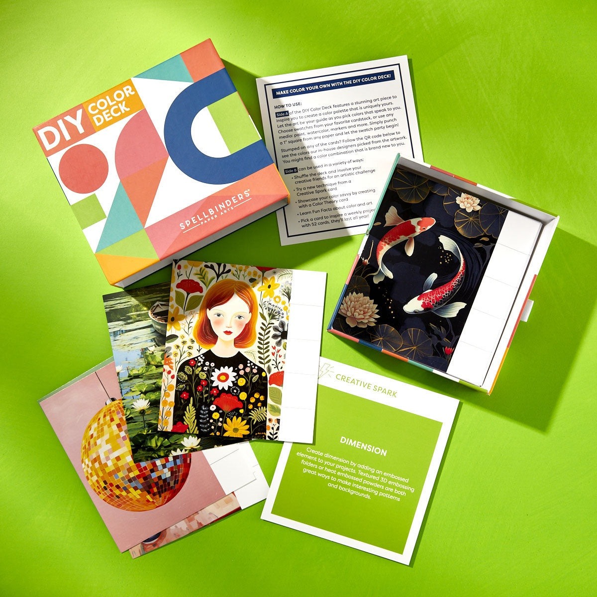 Spellbinders DIY Color Deck System-53 Cards