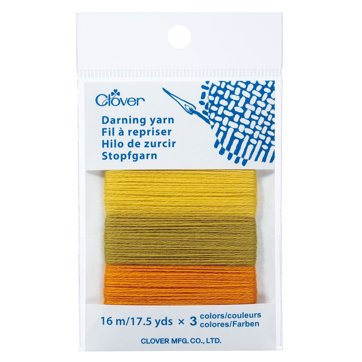 Clover Darning Yarn-Yellow