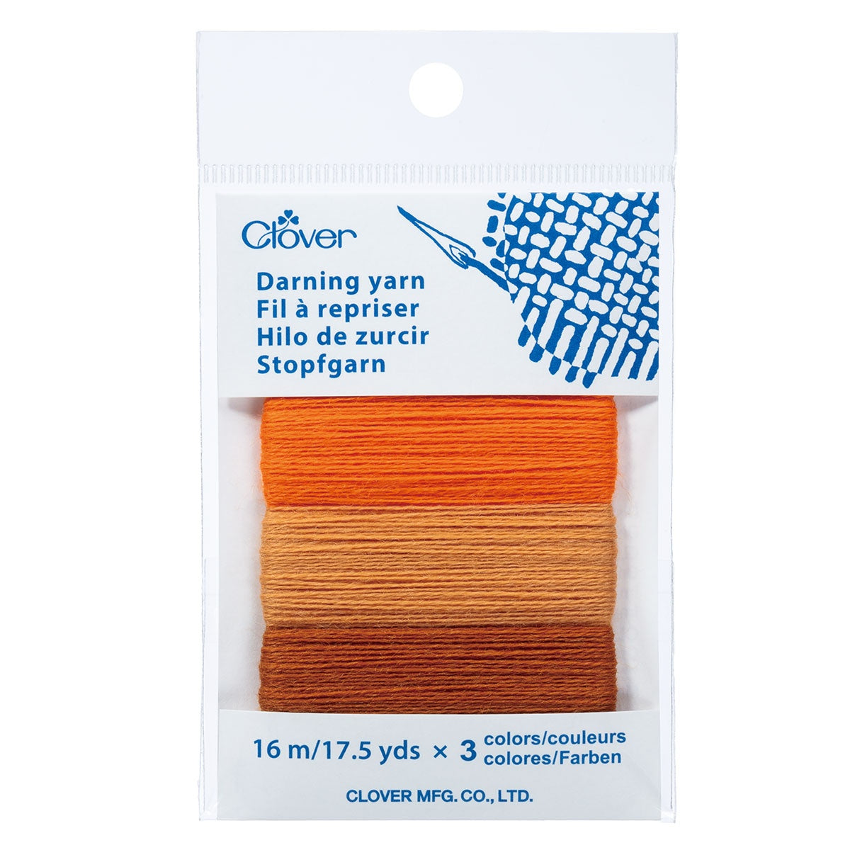 Clover Darning Yarn-Orange