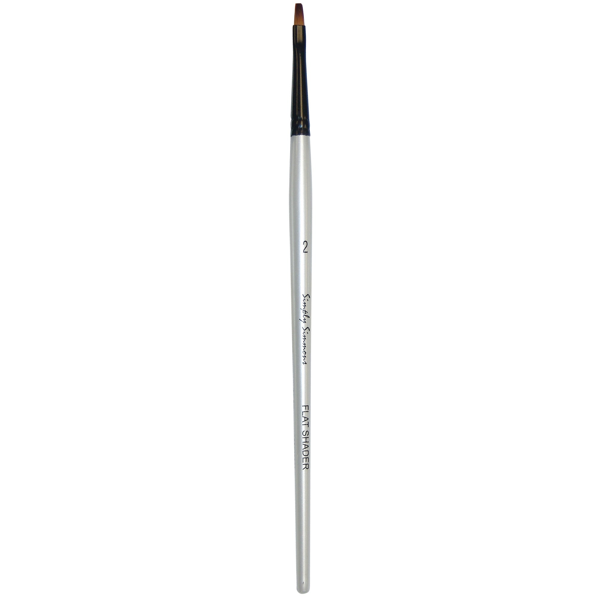 Daler-Rowney Simply Simmons Short Handle Brush-Flat Shader Size 2