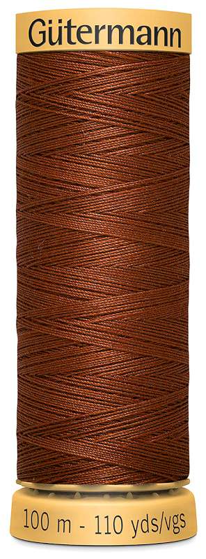 Natural Cotton Thread 110yd Rust