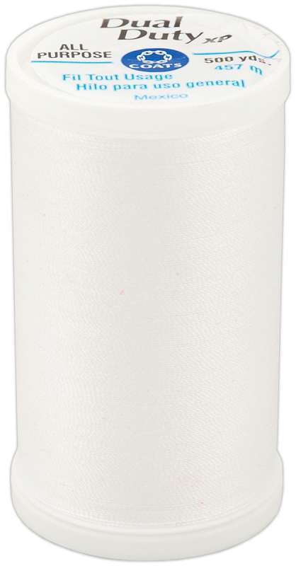 Dual Duty XP General Purpose Thread 500yd White
