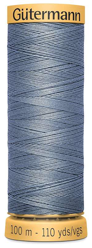 Natural Cotton Thread 110yd Light Slate Blue