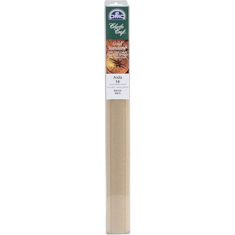 Gold Standard Aida 14 Count 15"X18" Box Beige